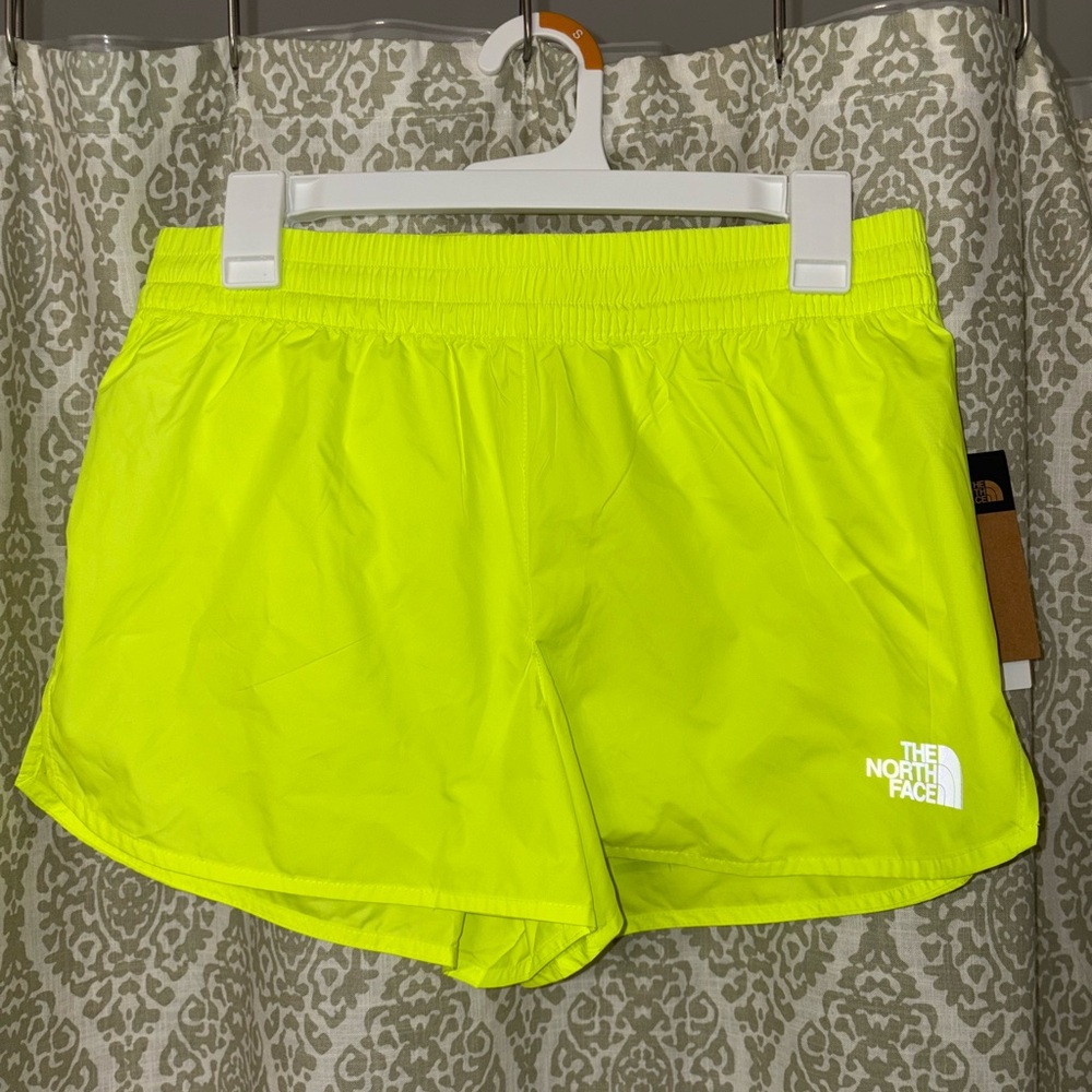 NWT//The North Face Women's Neon Yellow Shorts